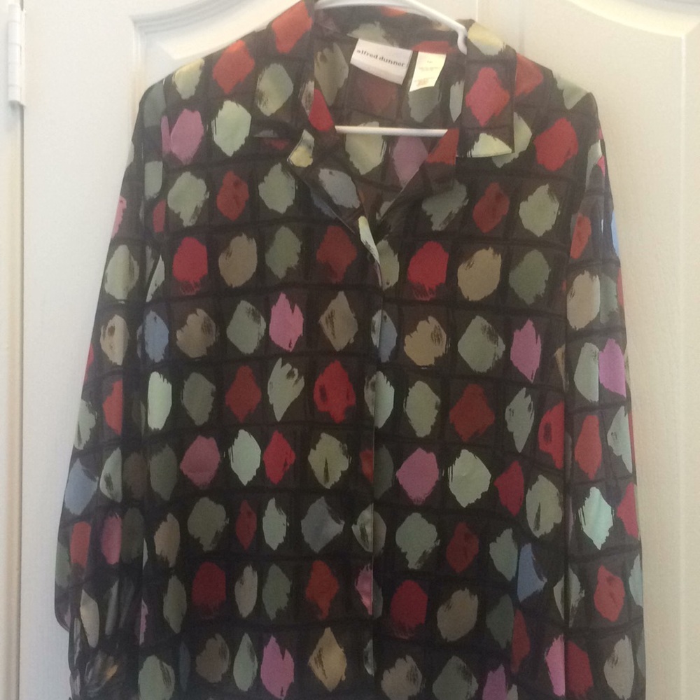 FINAL MARKDOWN Ladies Alfred dunner blouse 14p - Picture 1 of 4